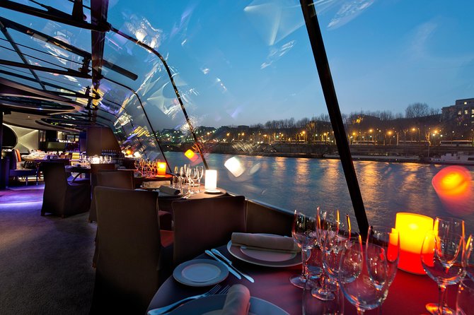 Bateaux Parisiens Seine River Gourmet Dinner & Sightseeing Cruise - The river route, from Pont Alexandre III to the Louvre