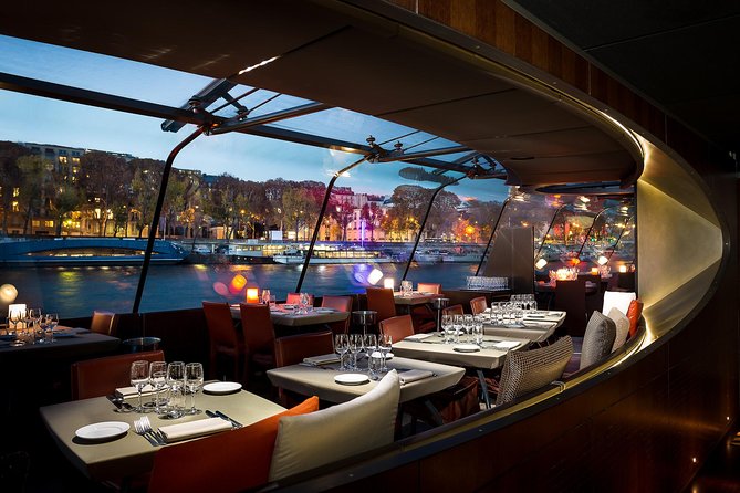 Bateaux Parisiens Seine River Gourmet Dinner & Sightseeing Cruise - Grand Palais, Statue of Liberty, and the return