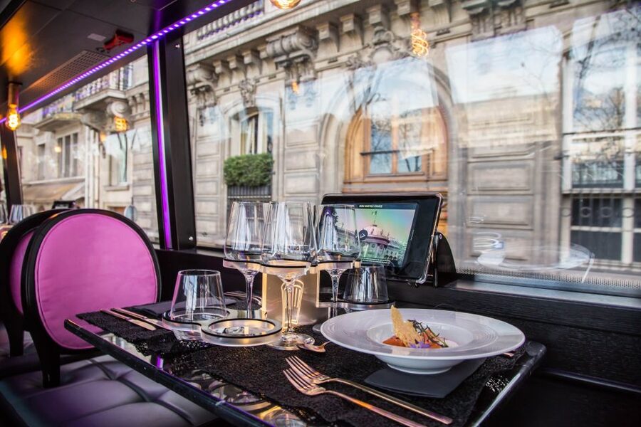 Bus Toqué Champs Elysées Tour w/ 3-Course Dinner & Champagne - Why the small group size matters
