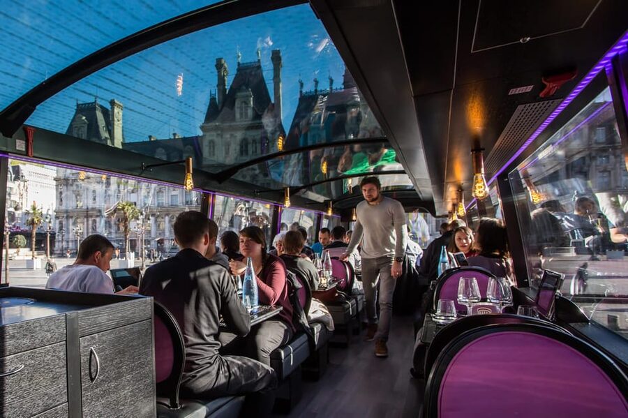 Bus Toqué Champs Elysées Tour w/ 3-Course Dinner & Champagne - Practical details that can shape your evening