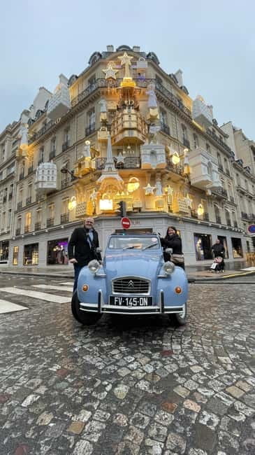 Classic Citroën 2CV tour of Paris, 1 hour - Eiffel Tower and Trocadéro: the big opening view