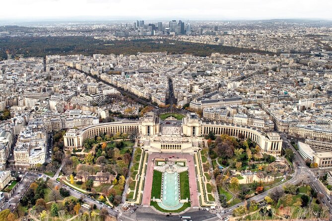 Eiffel Tower with Optional Summit Access by Lift - Reaching the second floor by lift