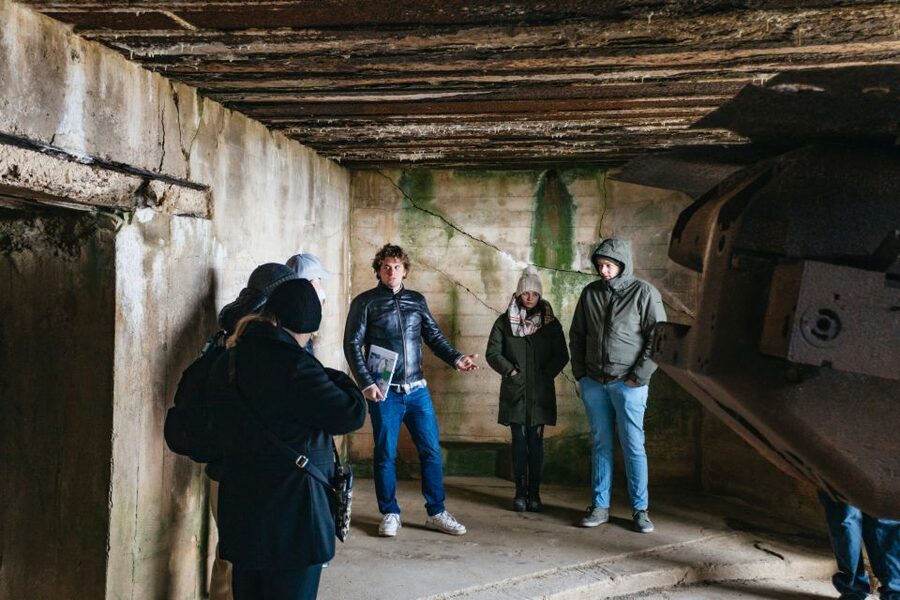 From Paris: Normandy D-Day Landing Beaches Full-Day Tour - Omaha Beach at low tide
