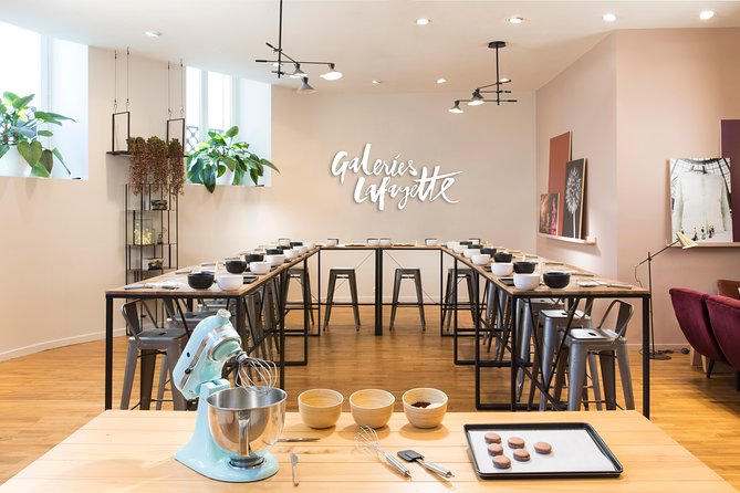 Macaron Bakery Class at Galeries Lafayette Paris - Meeting the chef inside a famous Paris store