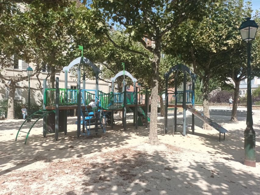 Montmartre: Guided Tour for Kids and Families - A playground break in a local park