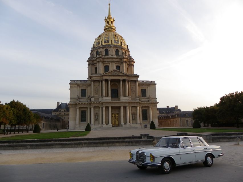 Paris: 2.5-Hour Guided Vintage Car Tour and Wine Tasting - The 30-minute wine tasting at the Pantheon cellars