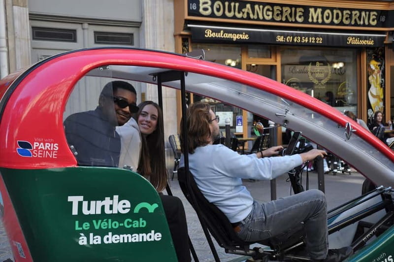 Paris: 2 hours Emily Tour in a Private Rickshaw bike - Key details at a glance