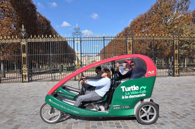 Paris: 2 hours Emily Tour in a Private Rickshaw bike - Starting at Saint-Michel Fountain