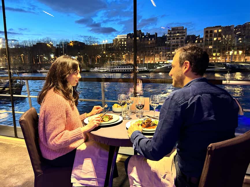 Paris: 3-Course-Dinner Cruise with Wine on the Seine River - Boarding below the Eiffel Tower