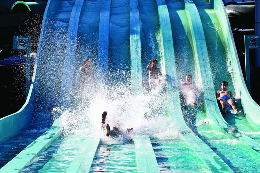 Paris: Aquaboulevard Water Park Entrance Ticket - The indoor water attractions: slides, waves, and surprises