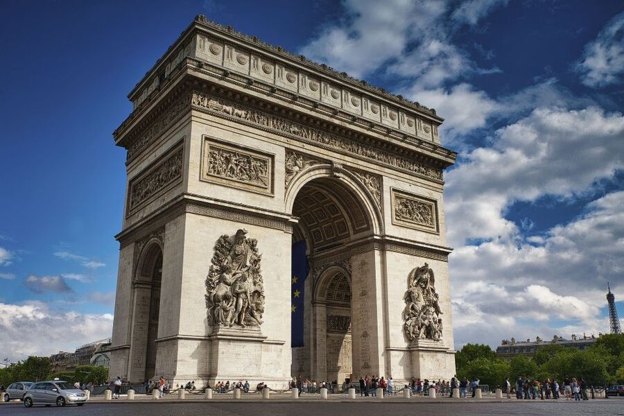 Paris: Arc de Triomphe Entry and Walking Tour - From Place Clemenceau to the grand Paris axis
