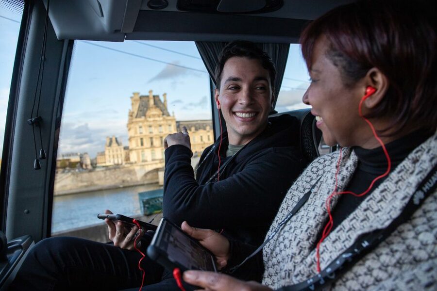 Paris: Audio-Guided Bus Tour & Seine River Cruise - A quick city orientation from Place de Sydney