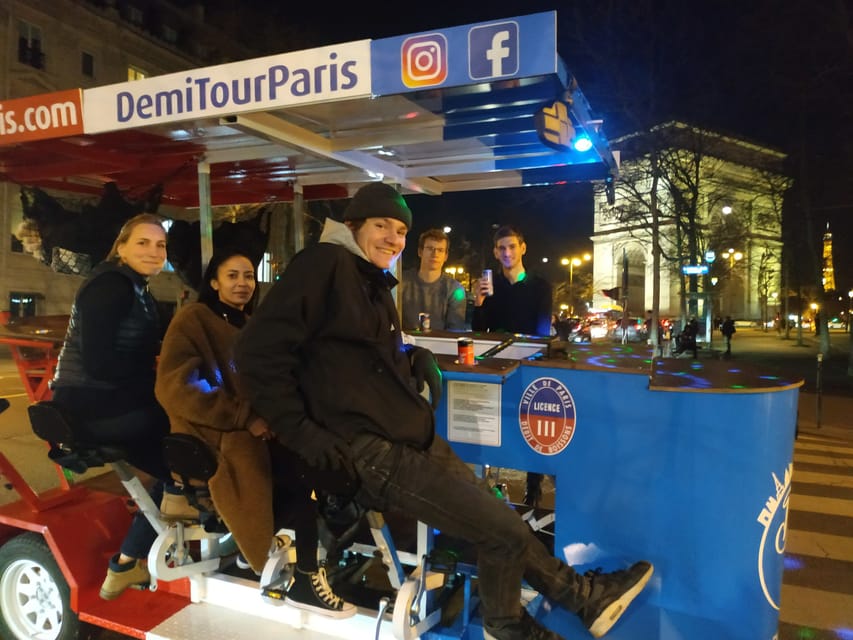 Paris: Beer Bike Bar With Drinks Included - What the private group format changes