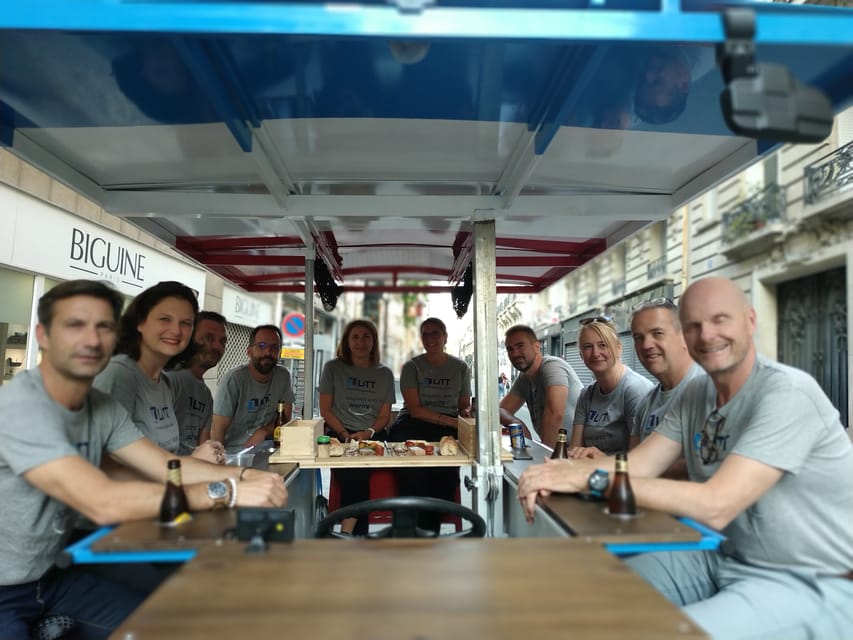 Paris: Beer Bike Bar With Drinks Included - Who will enjoy this most