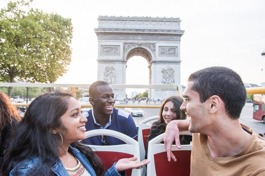 Paris: Big Bus Hop-On Hop-Off Tour with Optional Cruise - École-Militaire, Invalides, and Opéra Garnier