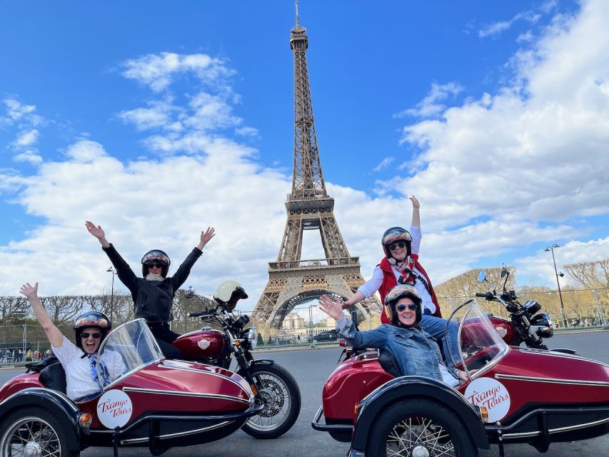 Paris by sidecar 1HR Tour - The Eiffel Tower, Paris’s essential finish