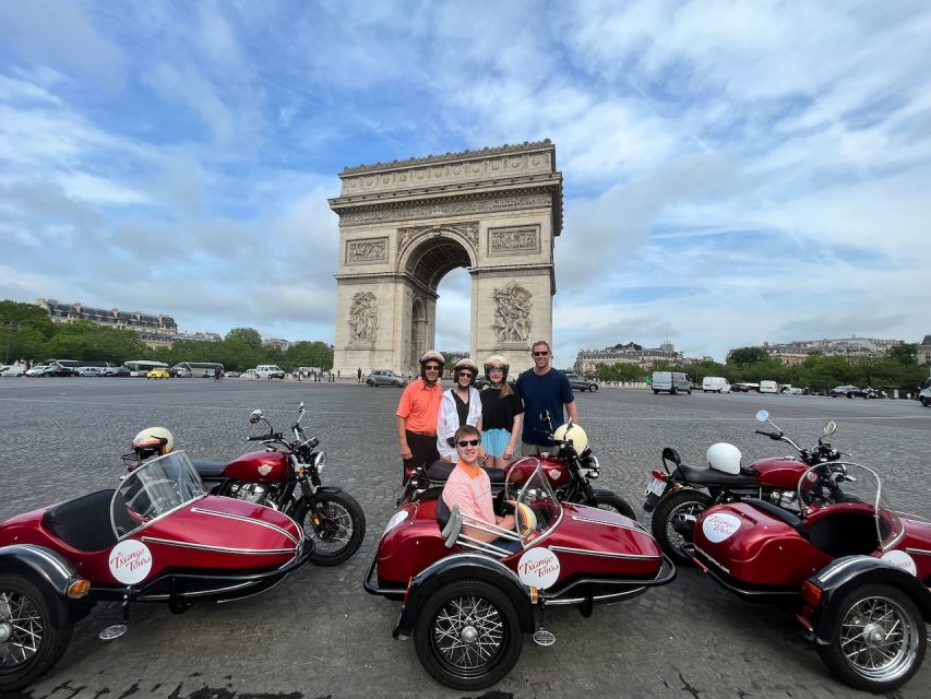 Paris by sidecar 1HR Tour - The $155 price and what you receive