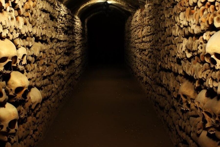 Paris: Catacombs, Audio Guide, and River Cruise Option - Entering Paris’s underground cemetery