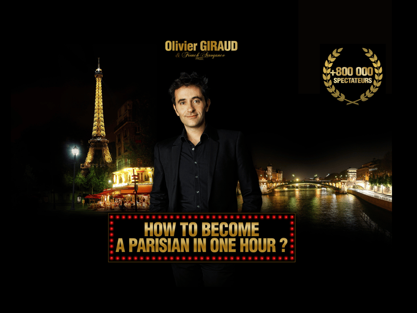Paris: Comedy Show in English - How to Become a Parisian - Shopping etiquette and the Parisian approach