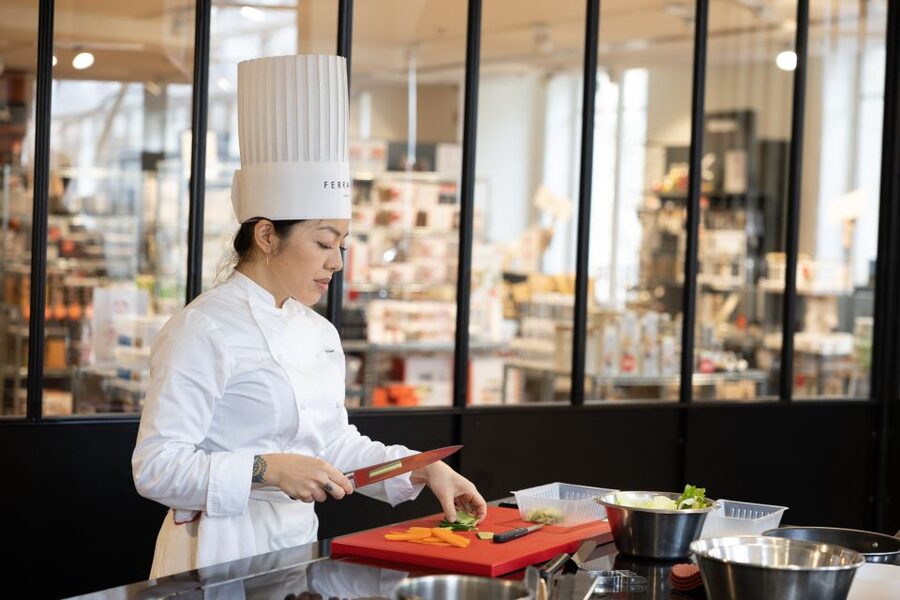 Paris: Cooking Class with Ferrandi at Galeries Lafayette - Tasting your own French lunch
