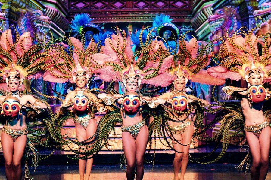 Paris: Dinner Show at the Moulin Rouge - The costumes, music, and stage production