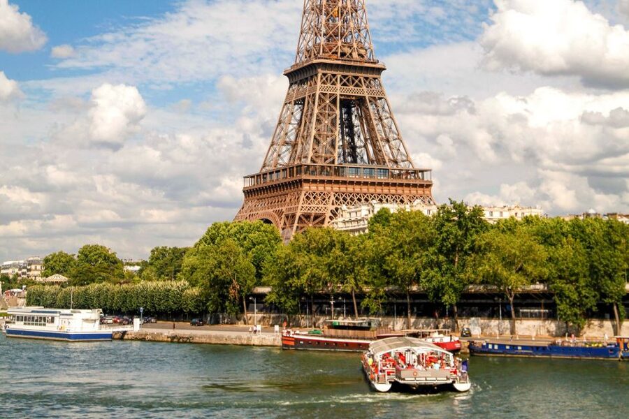 Paris: Eiffel Tower Access by Elevator & Seine River Cruise - Reaching level two by reserved access