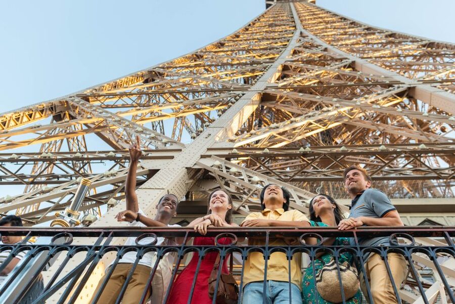 Paris: Eiffel Tower Access w/ Audioguide and Optional Cruise - The summit option and Paris from 905 feet
