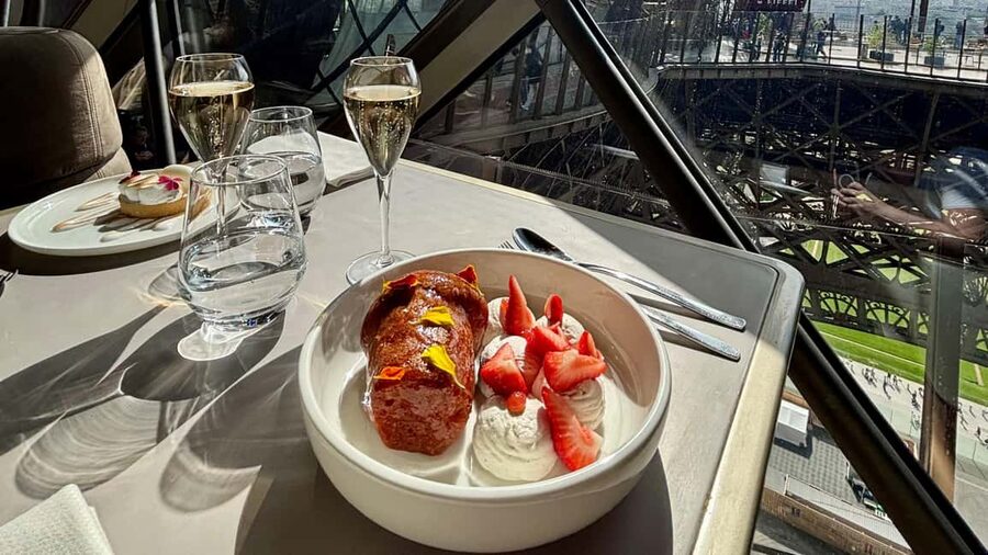 Paris: Eiffel Tower Dining, Gustave Menu at Madame Brasserie - Choosing 6:30 or 9:00 PM