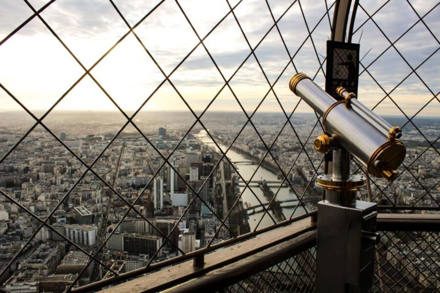 Paris: Eiffel Tower Entry Ticket with Optional Summit Access - Going down through the first floor