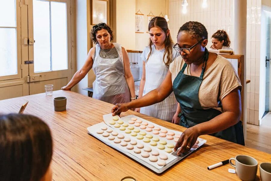 Paris: French Macaron Culinary Class with a Chef - Making the meringue and macaron shells