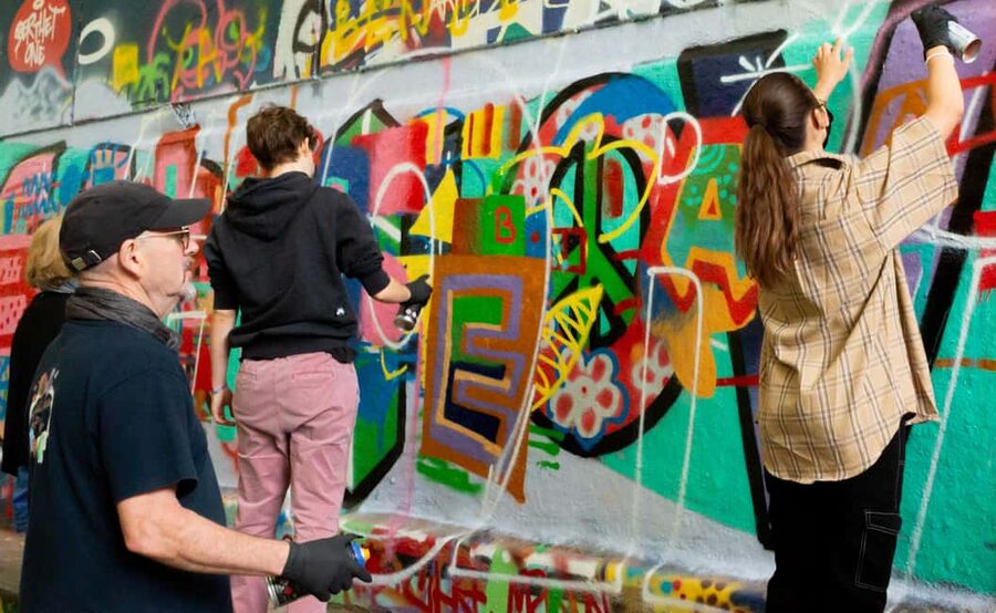 Paris: Graffiti and Street Art Workshop - Starting with spray cans, gloves, and wall exercises
