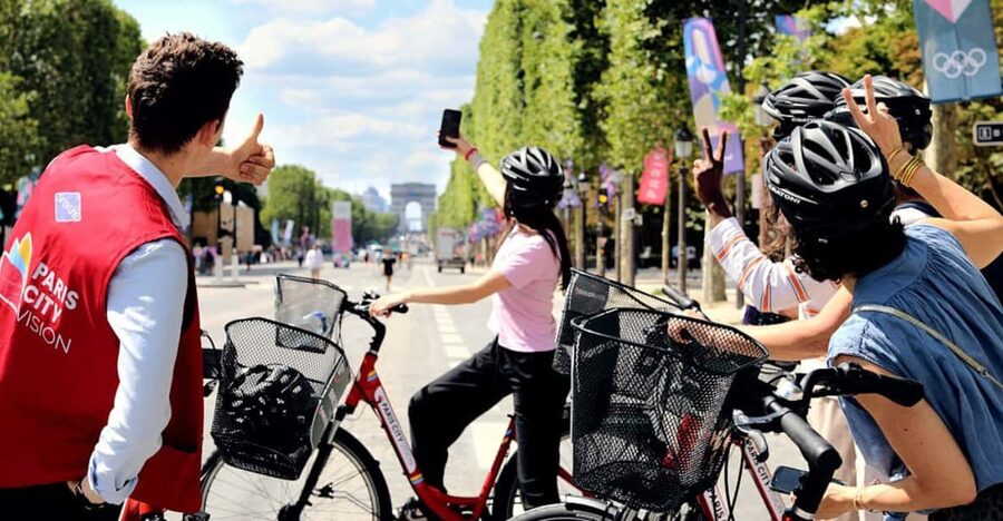 Paris Guided Bike Tour - Pont Neuf, Place Dauphine, and the Seine
