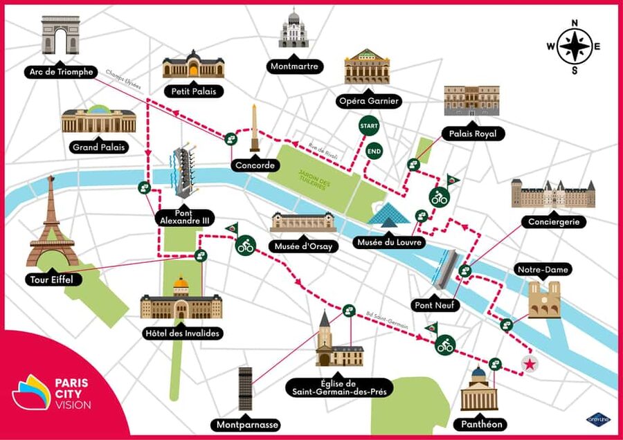 Paris Guided Bike Tour - Starting beside the Louvre and Palais-Royal