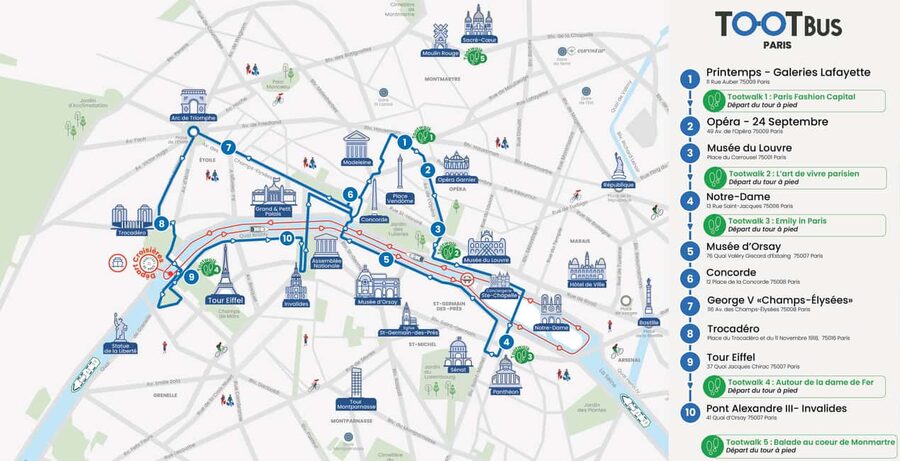 Paris: Hop-on Hop-off Bus Tour & Seine Cruise Bundle Tour - The Seine cruise is more than a bonus ride