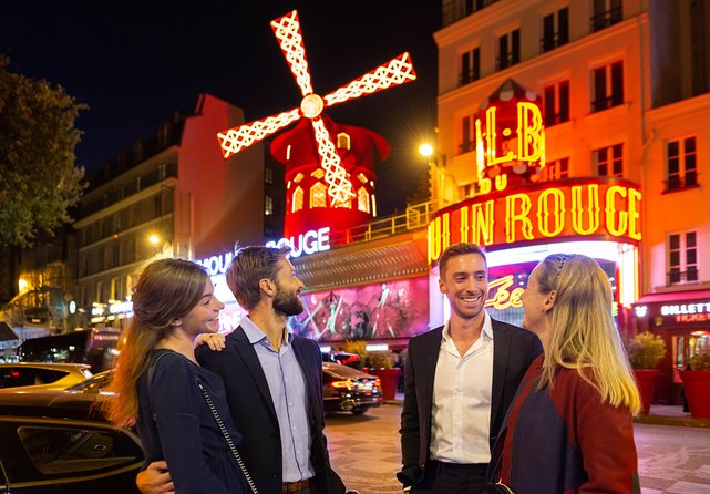 Paris Illuminations Tour with Moulin Rouge Show and Cruise Option - Champagne, shared tables, and seat expectations