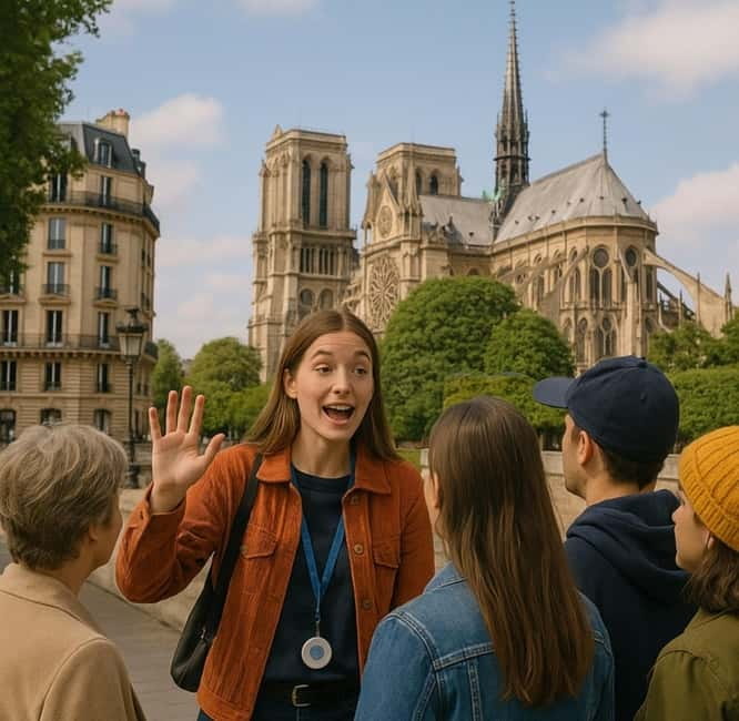 Paris: Latin Quarter Essential Highlights Walking Tour - Notre Dame from the outside