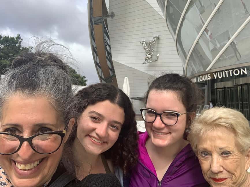 Paris: Louis Vuitton Foundation Exterior Tour with Entry - Starting at Le Séquoia Café near Metro Les Sablons