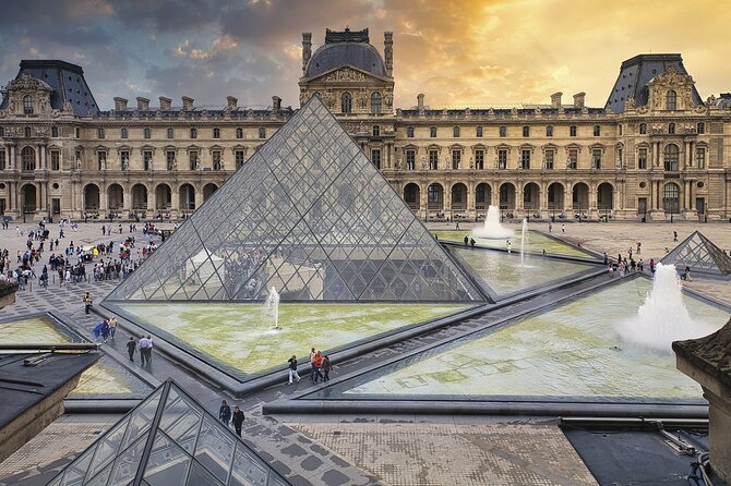 Paris Louvre Museum Entry Ticket for Self Guided Tour - Arriving at the glass pyramid