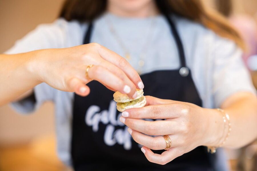 Paris: Macaron Class at Galeries Lafayette - The shell lesson: why macarons can be temperamental