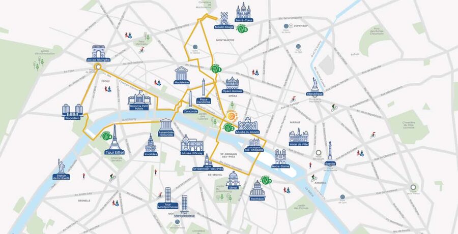 Paris: Night Bus Tour with Audioguide - Starting at the Louvre after dark
