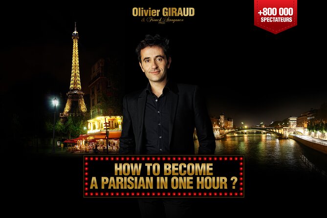 Paris night out : Comedy in English 'How to Become a Parisian ?' - Choosing among the three seating categories
