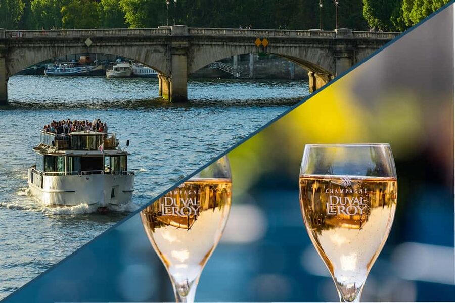 Paris: Seine River Cruise with Champagne from Eiffel Tower - A quiet electric boat with two ways to sit