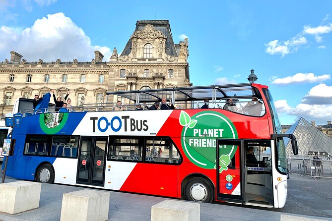 Paris Tootbus Hop-On Hop-Off Bus Tour (Optional Cruise) - Louvre and Notre-Dame: the busiest stretch