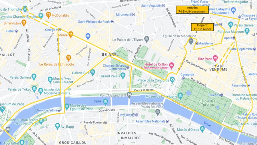 Paris: Tootbus Open-Top Christmas Bus Tour - Opera, department stores, and the first city lights