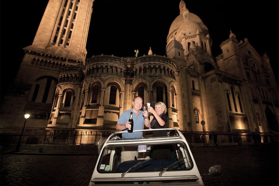 Private tour of Paris by Night with Champagne - The Eiffel Tower after sunset