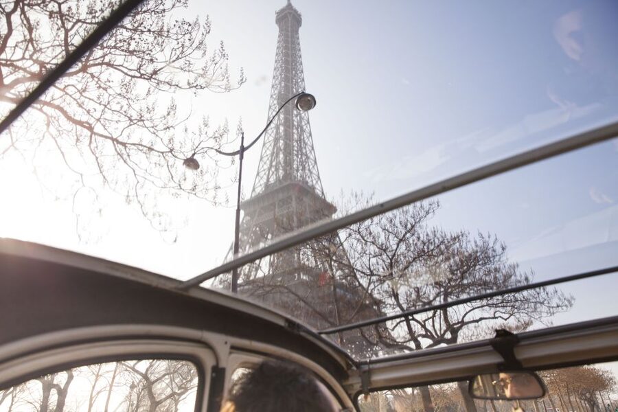 Romantic Paris Vintage Citroën 2CV Tour - The Louvre and Place de la Concorde